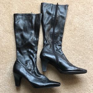 Black Leather Boots